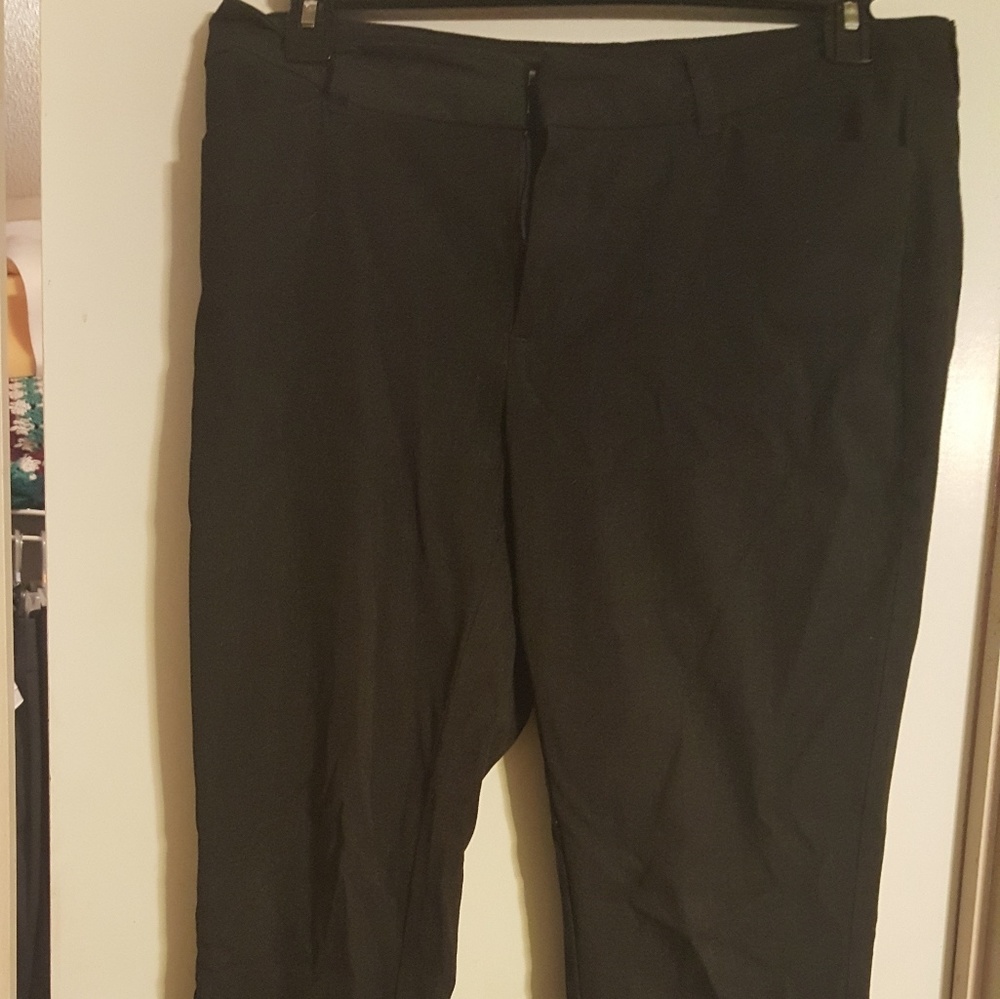 Ankle length gray pants